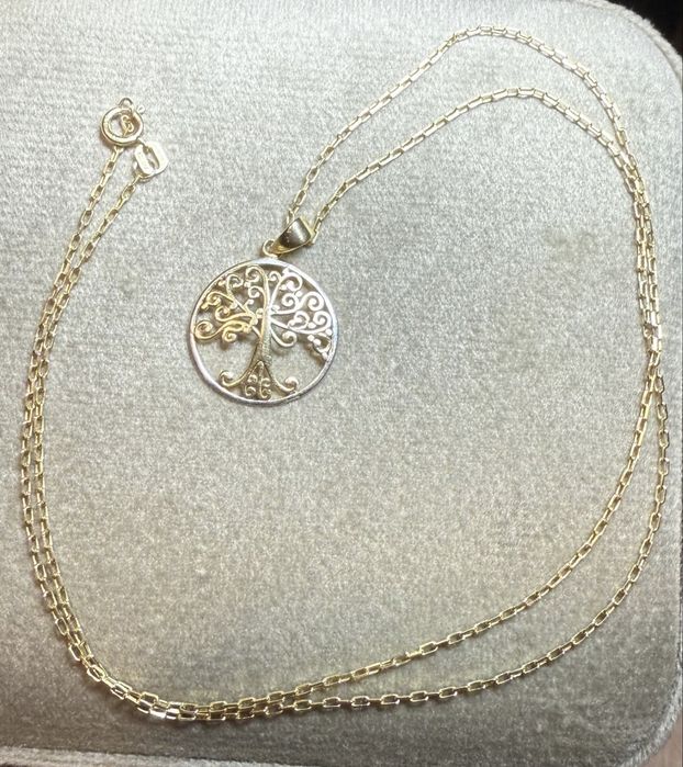 Pandantiv din aur 14 karate de la Splendor