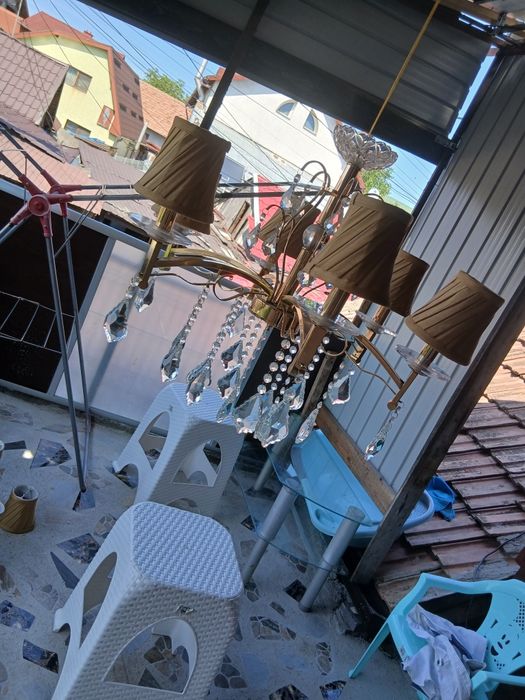 Vand candelabru din cristal