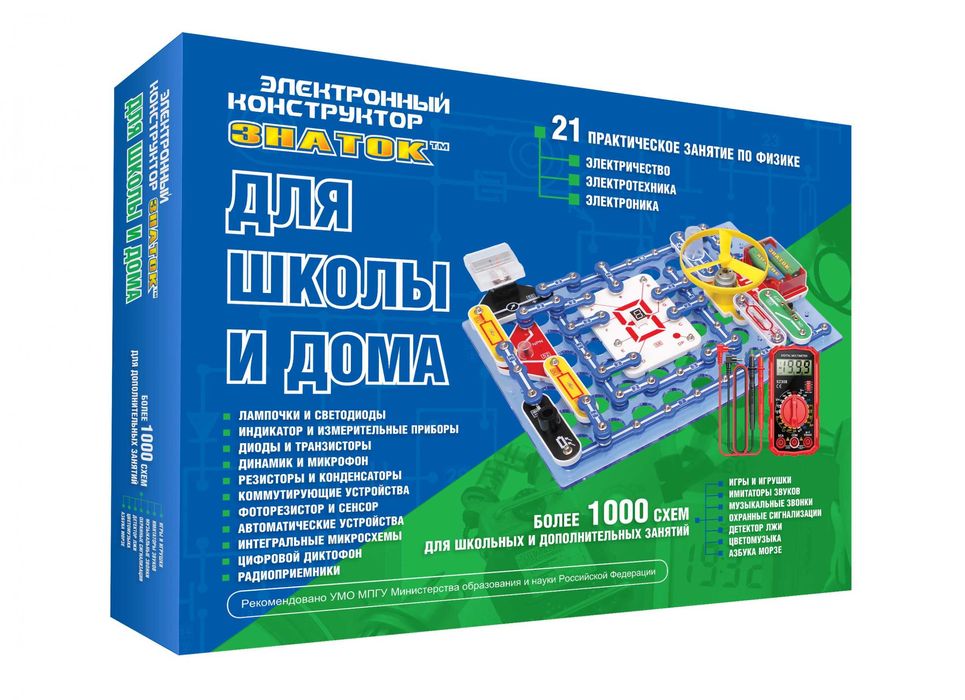 Конструктор Знаток. Лучший подарок для детей 7–14 лет. Znatok