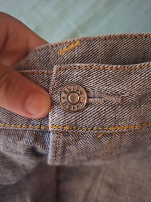 Blugi Evisu croiala inversa