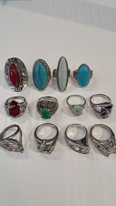 Старинни  антични пръстени 12 броя