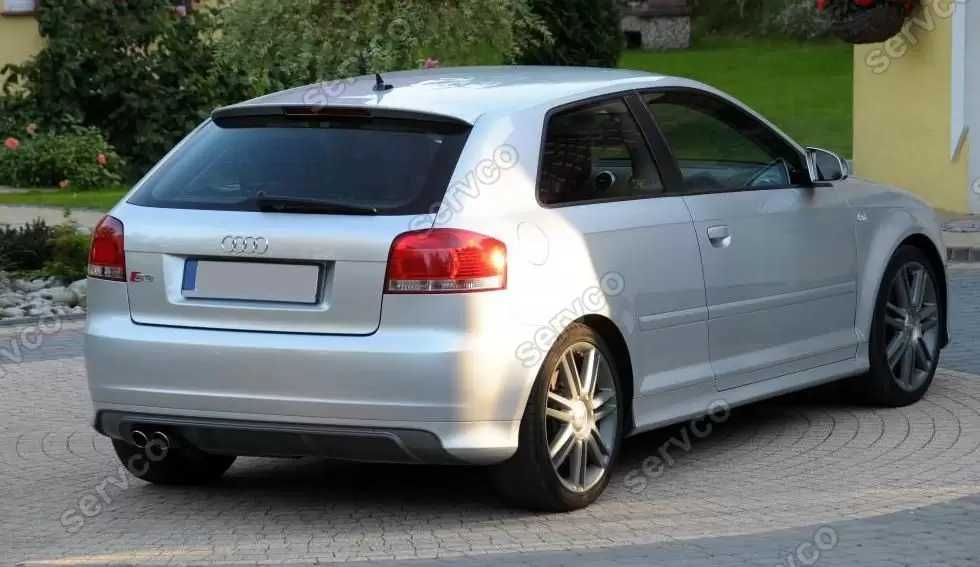 Prelungire spoiler tuning sport bara spate Audi A3 8P Coupe S3 S line RS3 2005-2008 ver1