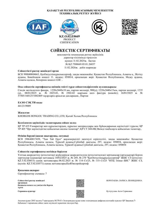 Фанера ламинированная