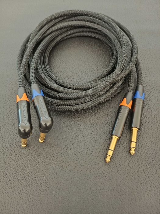 Cablu Audio Profesional Canare cu conector Neutrik Jack 6.3 mm TRS