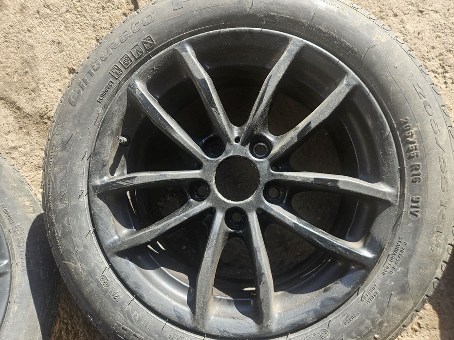 Camd jante roti bmw cu anvelope 205 55 r16