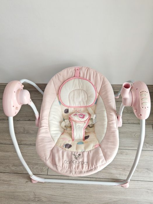 Leagăn electric Cangaroo, cu melodii, mai multe trepte.