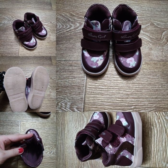 Продам детские ботинки на девочку весна-осень