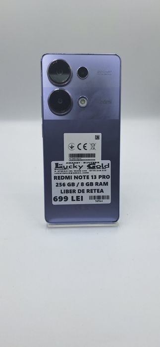 Redmi Note 13 Pro 256Gb 8Gb Garantie/Factura #50564