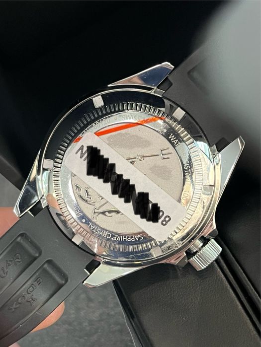 Edox Sky Diver Auto Neptunian Black dial