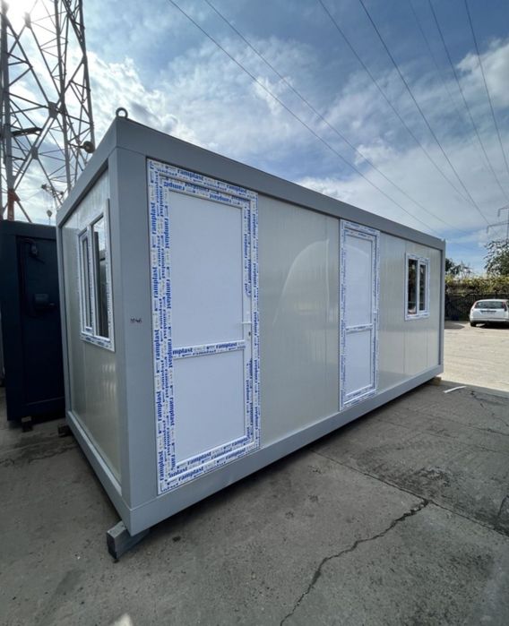 Containere modulare tip vitrina, chioșc, magazin depozitare santier