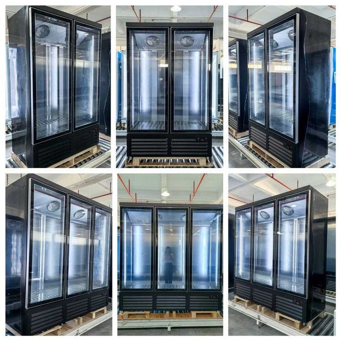 Vitrina verticala congelare cu 2 usi / 125 cm / STOC-NOU