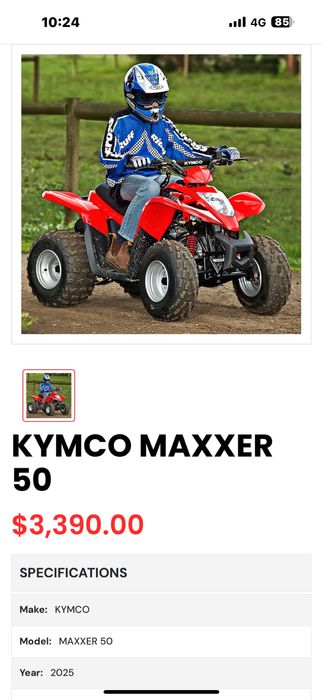 Atv kymco maxxer