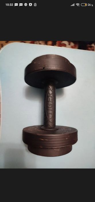 Gantel yangi 10 kg garantiya 1 yil