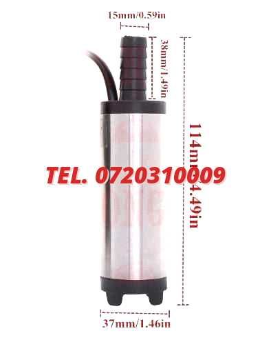 Pompa Electrica Auto 12v Transfer Combustibil Motorina Diesel Apa