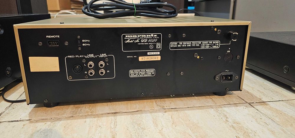Deck Marantz SD-8020 Compudeck 2 Speed, full recap, funcțional, cu test video!