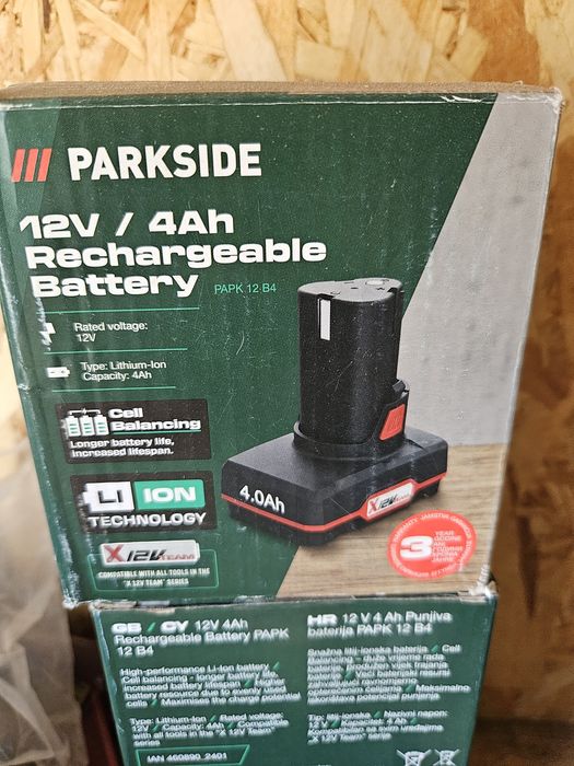Acumulator 12v 4ah parkside noi