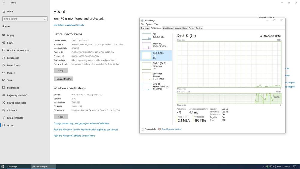 Vand sistem Intel I3 si AMD RX550