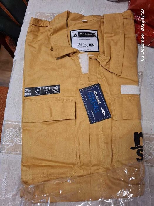 гащеризон оранжев XXL и жълт 5XL с логото на най-голямата фирма MSC