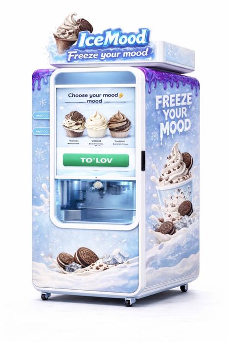 Vending Ice Cream | Вендинговый аппарат для мороженого