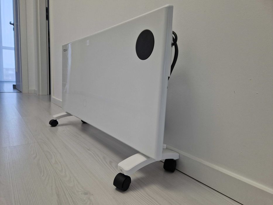 Convector electric Tesla PC502WDW, 2000 W, Termostat reglabil, Alb