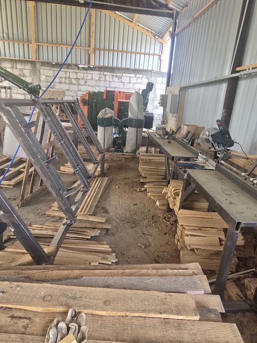 Line completa procesare lemn foc