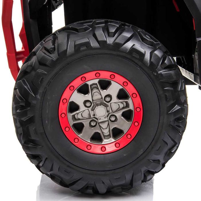 ATV electric pentru copii XMX 607 cu telecomanda Albastru, frecventa unica, roti EVA, Nr personalizat de inmatriculare!