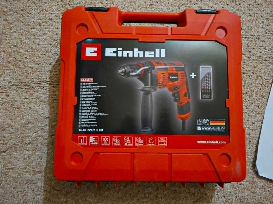 Mașină de găurit cu impact Einhell 720W/1 E Kit
