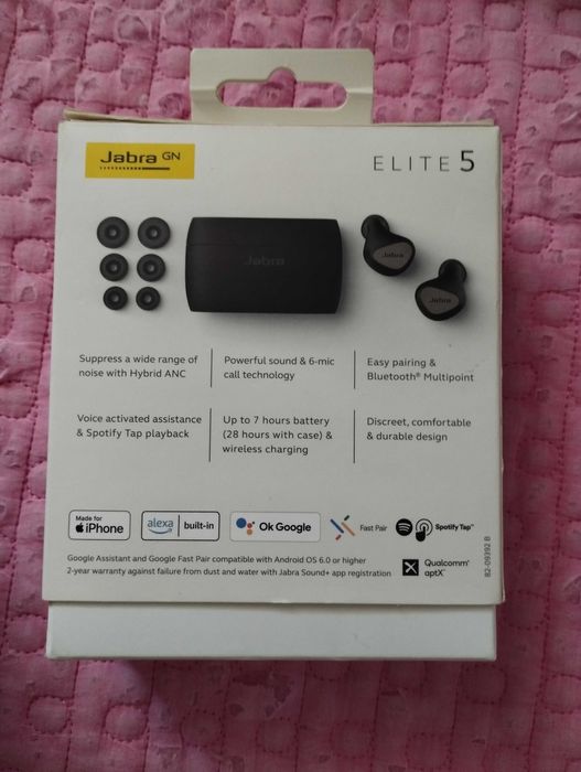 Обменяю редкие и оригинальные блютус наушники Jabra Elite 5.