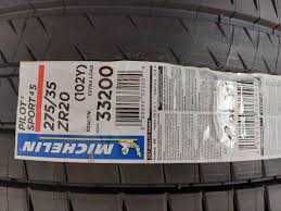 Michelin 275/35 ZR20 Pilot Sport 4S Sotiladi