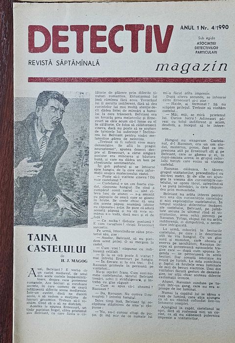 Lot Colectie Reviste "Detectiv Magazin" – Numerele 1-19 Complete (Anii '90)