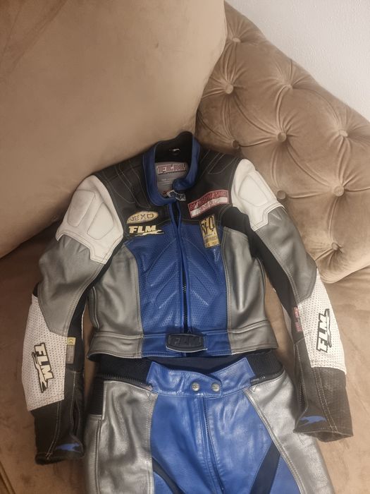 Costum / combinezon  moto FLM. Dama, marimea 38.