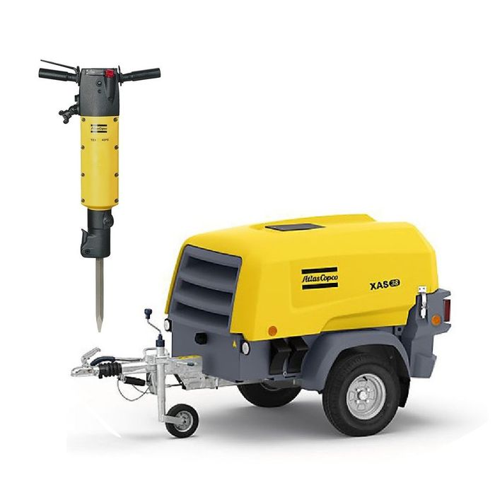 Аренда Воздушный Отбойник Прокат Дизельный Компрессор Отбойник 24.7