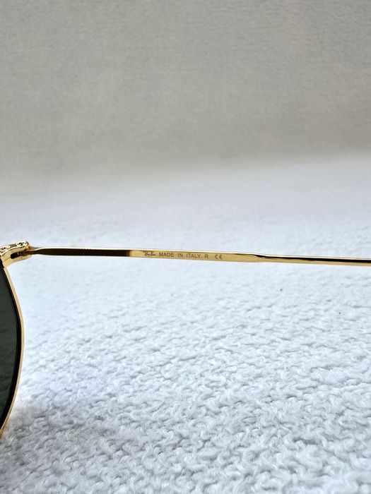 Слънчеви очила Ray-Ban Hexagonal Flat Lenses Gold/Green
