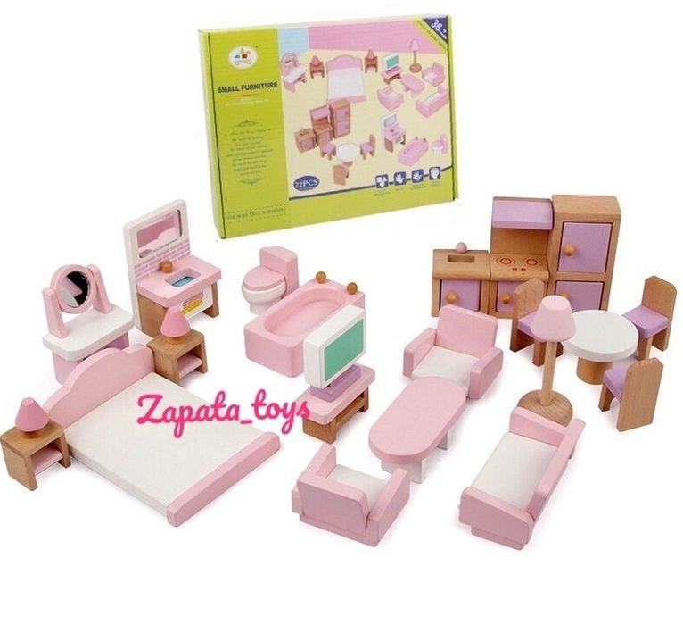 Мебель для кукол дерево