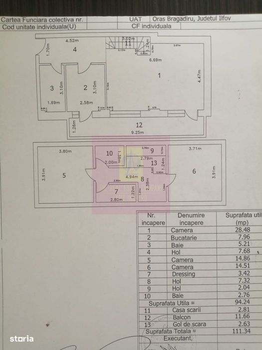 Duplex 3 camere cu scara interioara Bragadiru - Smardan-Libertatii.