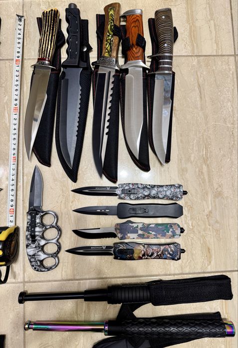 Нож ловен, сгъваем, автоматичен