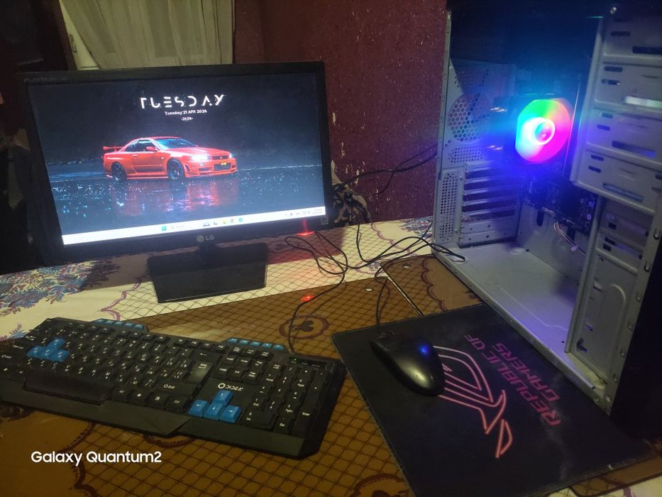 Arzonga Komplekt Office/Gaming PC, office activated.