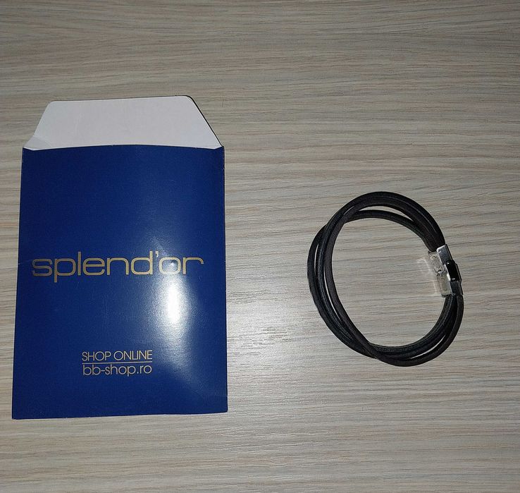 Diverse bratari piele/inox , unisex Splend'Or,  noi