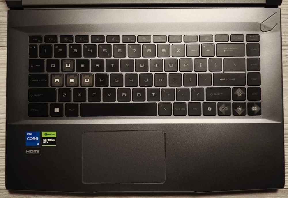 Laptop Gaming MSI Thin 15 B12UC-2036XRO, Intel Core i5-12450H 15.6" FHD, 16GB, SSD 512GB, RTX 3050 4GB, Windows 11 , gri