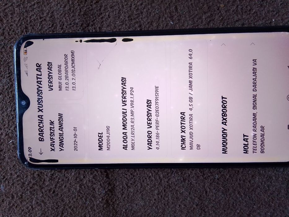 Redmi 9 yaxshi ishlatilgan