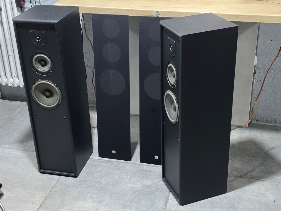 Boxe de podea JBL TLX-320, 3 cai, Black, hifi stereo retro
