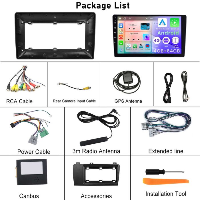 Мултимедия с Android за Volvo XC70 V70 S60 Андроид навигация плеър DIN