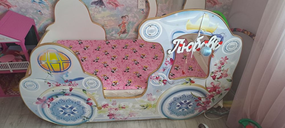 Кровать карета для принцесс