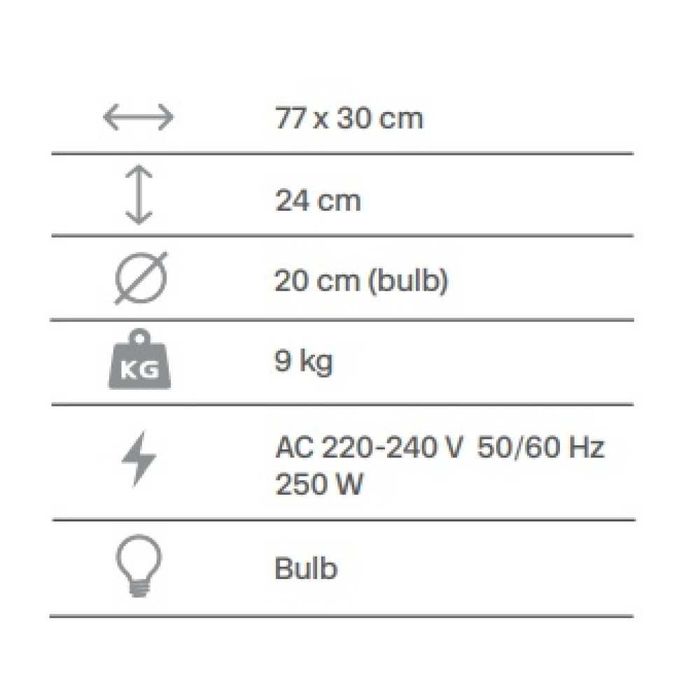 Инфрачервена лампа Budd