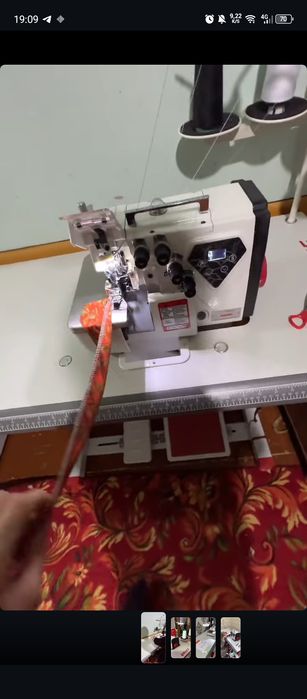 BRYCE Q 5 PRO toʻgʻri chokli mashinasi va 4 ipli averlok mashinasi