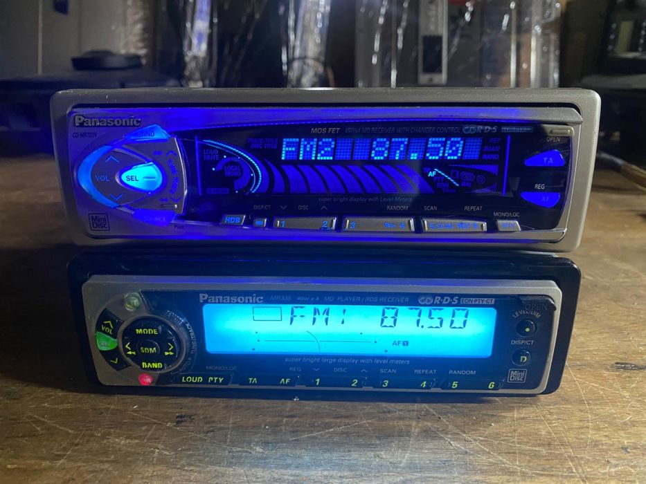 Minidisc player auto Panasonic