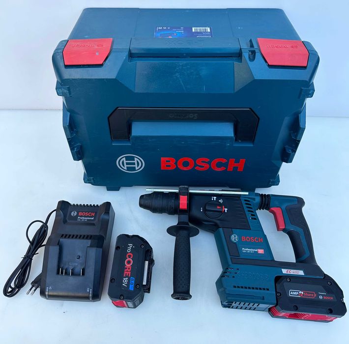 BOSCH GBH 18V-26 F - Безчетков перфоратор 2x18V 8.0Ah като нов!