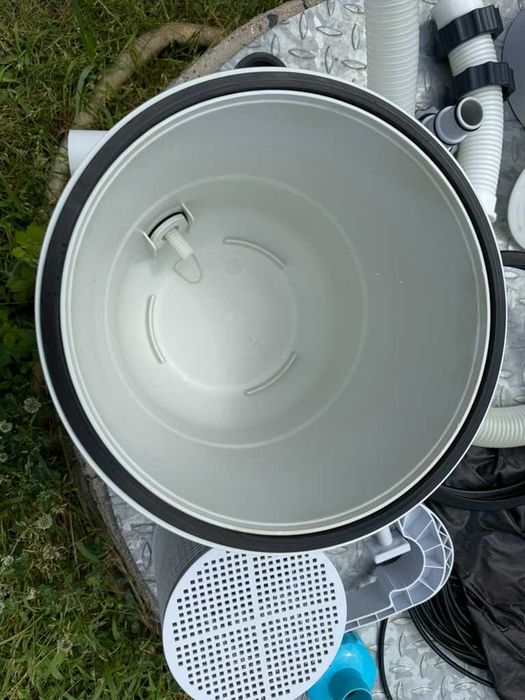 Set Piscină Bestway 305x76 + Pompă Nisip Intex SX1500 + Încălzire Solară (Ca Nouă)