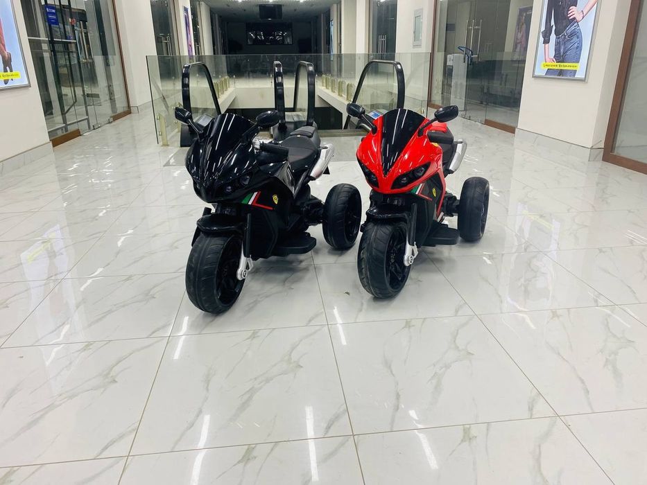 Самый большой Перезаряжаемый детский трехколесный Электрический мото.