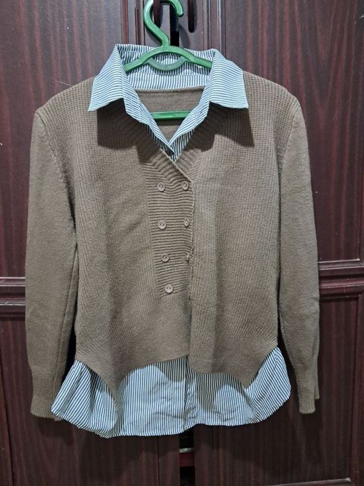 Кардиган и рубашка